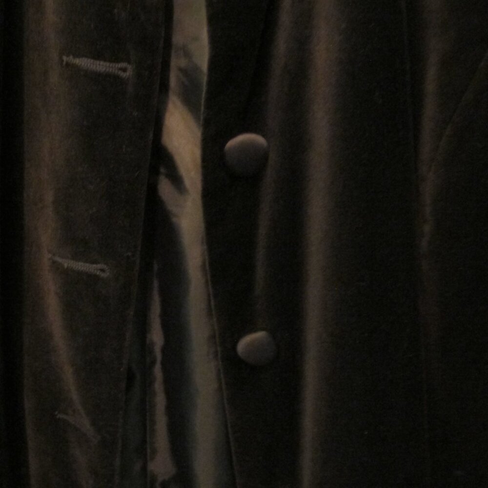 Sitewide sale  Black Velvet long jacket size 8 - Picture 5 of 11